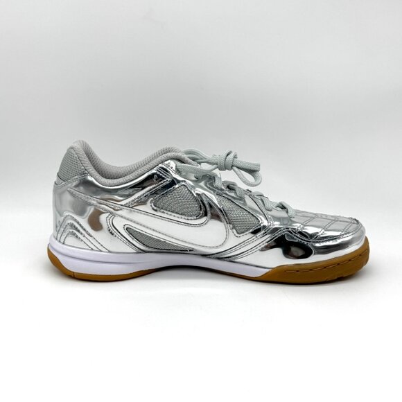 Nike Mens Gato LV8 Metallic Silver Shoes Sz 7 M / 8.5 W New IB3566-001